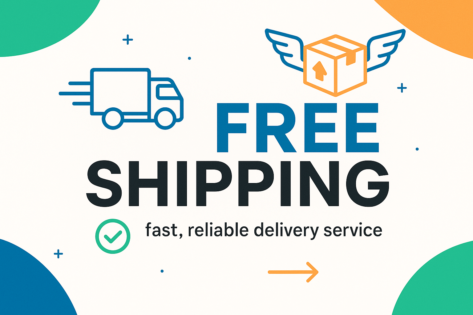 i want image to showcase free shipping on my page