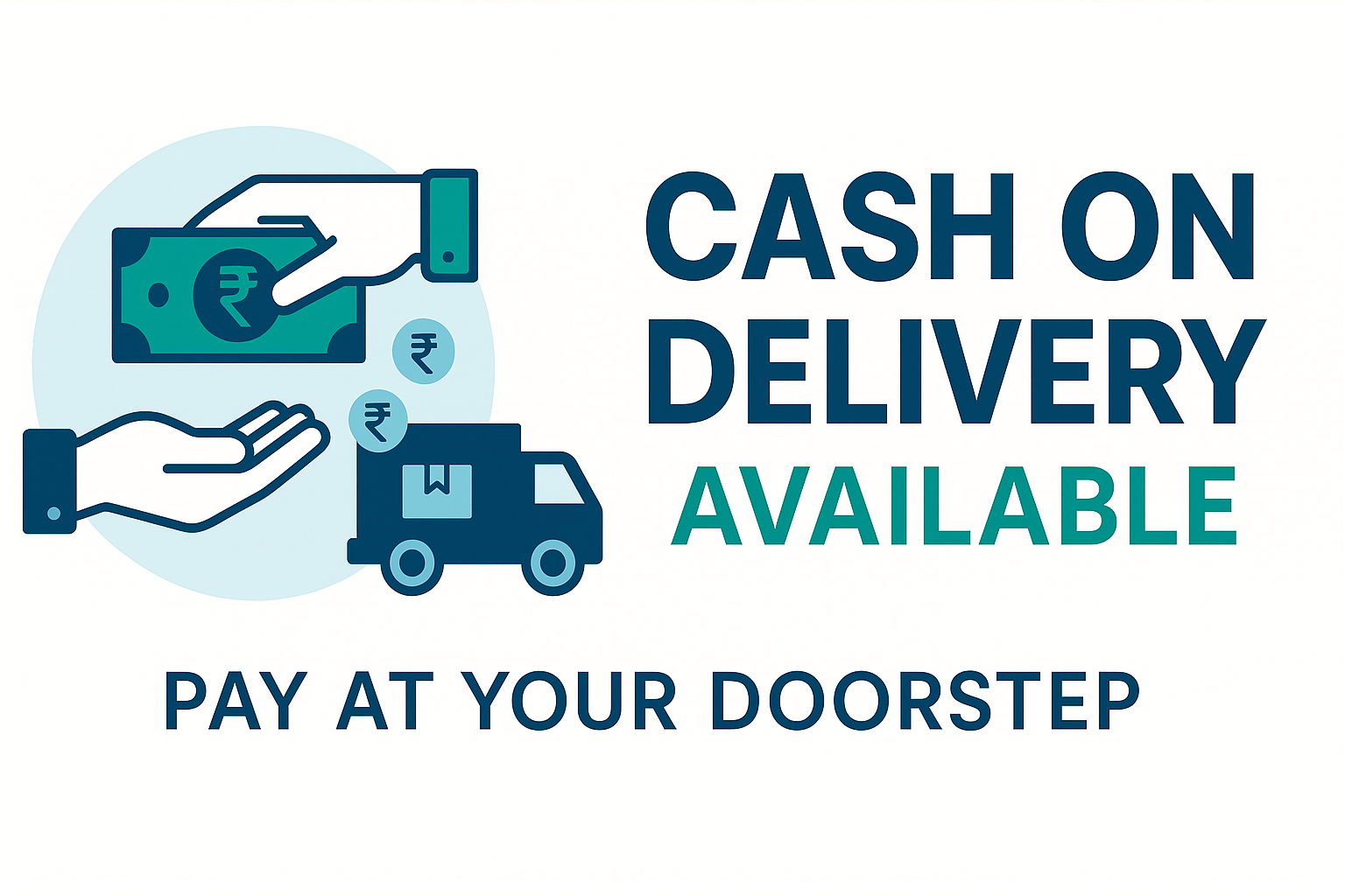 want to showcase cash on delivery payment option on my page